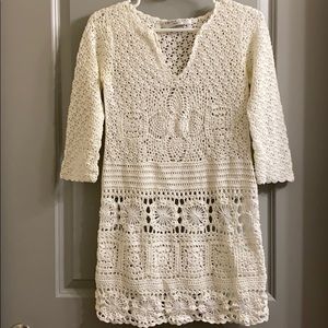 Trina Turk crochet tunic/dress